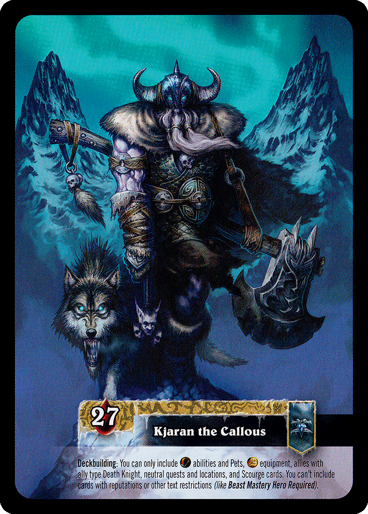 Kjaran the Callous 背面